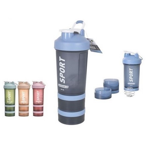 BOTELLA DEPORTIVA BEWINNER SHAKER 0.5L COLORES